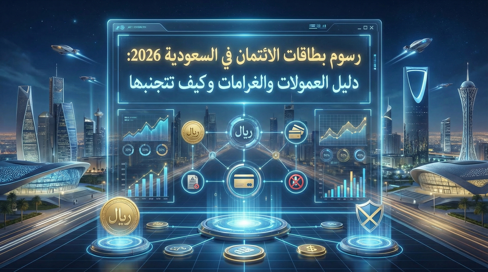 رسوم بطاقات الائتمان في السعودية وكيف تحسب التكلفة